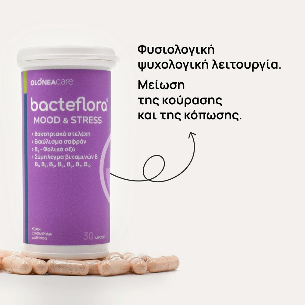 Olonea® Bacteflora Mood & Stress, 30caps