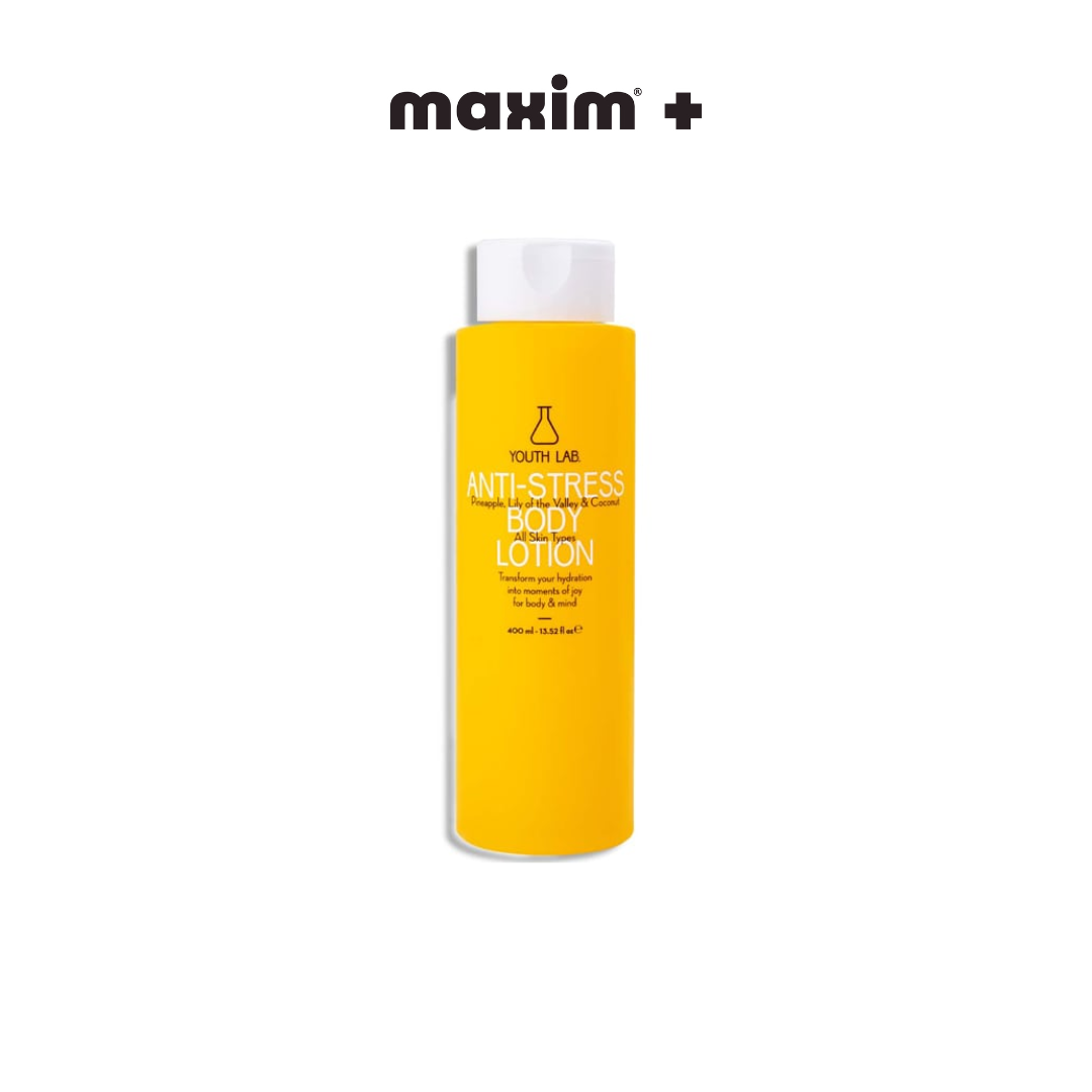 Youth Lab. Anti-Stress Body Lotion Γαλάκτωμα Σώματος με Ανανά, Μιγκέ & Καρύδα, 400ml