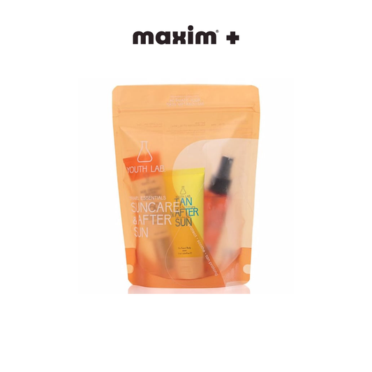 Youth Lab. Sun & After Sun Travel Set με Age-Defense Watery Αντηλιακό SPF50, 40ml, Wet Skin Αντηλιακό Ξηρό Λάδι SPF50, 100ml & Tan & After Sun Προσώπου & Σώματος, 75ml, 1σετ