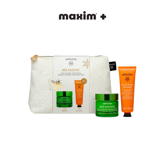Apivita Promo Bee Radiant Light Texture, 50ml & Face Mask Orange, 50ml
