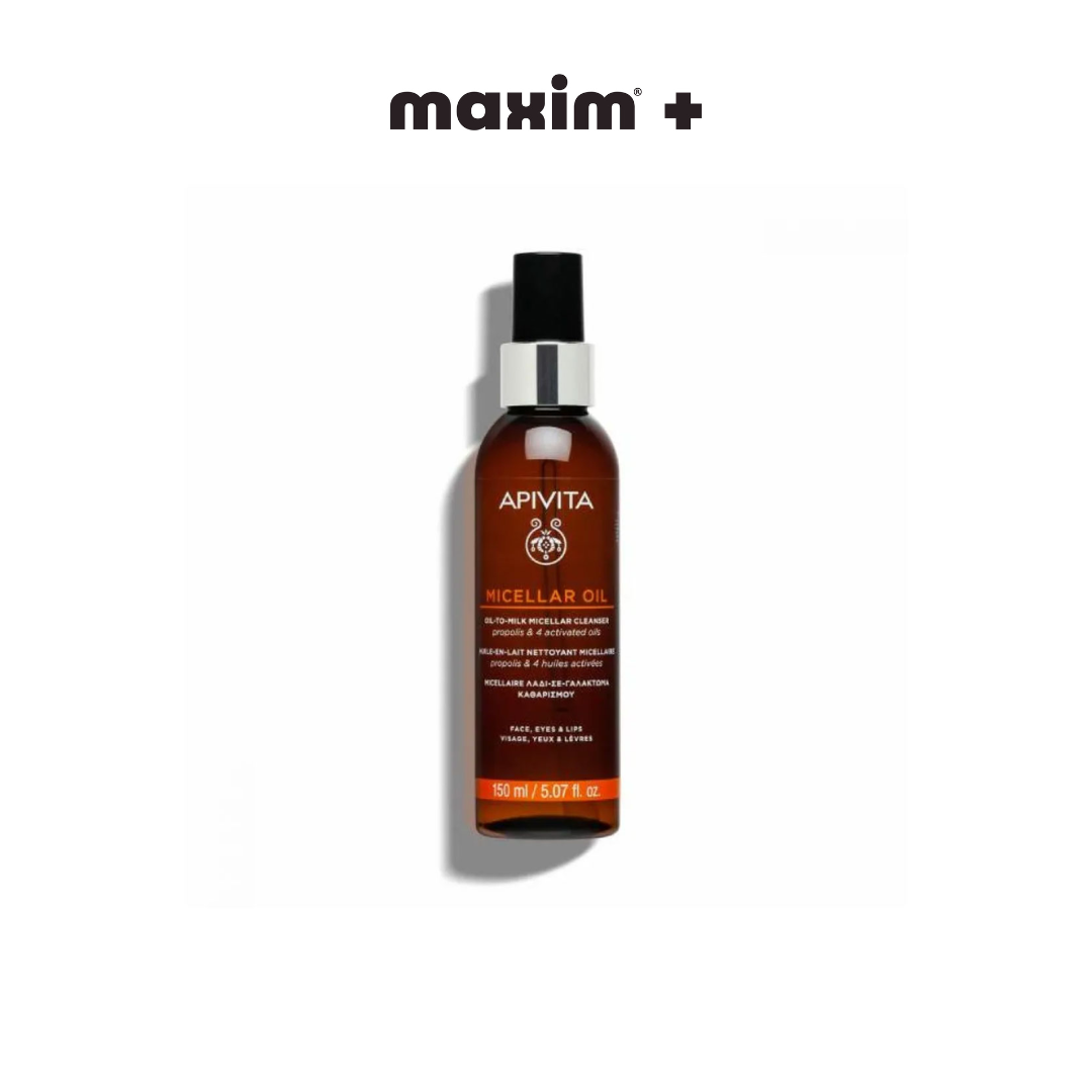 Apivita Micellaire Oil Λάδι Σε Γαλάκτωμα Καθαρισμού για Πρόσωπο, Μάτια & Χείλη, 150ml