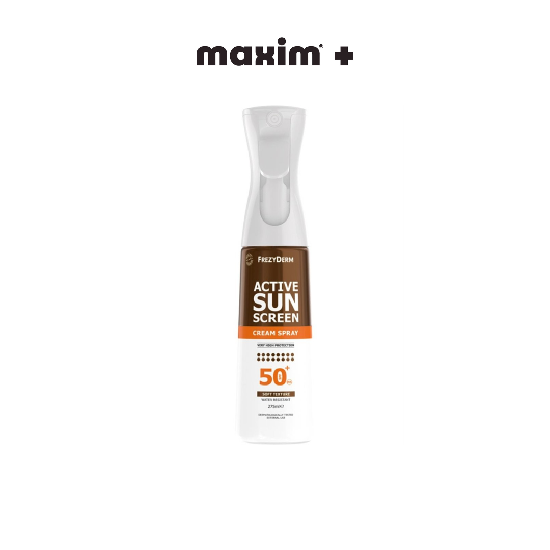 Frezyderm Active Aντηλιακό Γαλάκτωμα σε Spray SPF50+, 275ml
