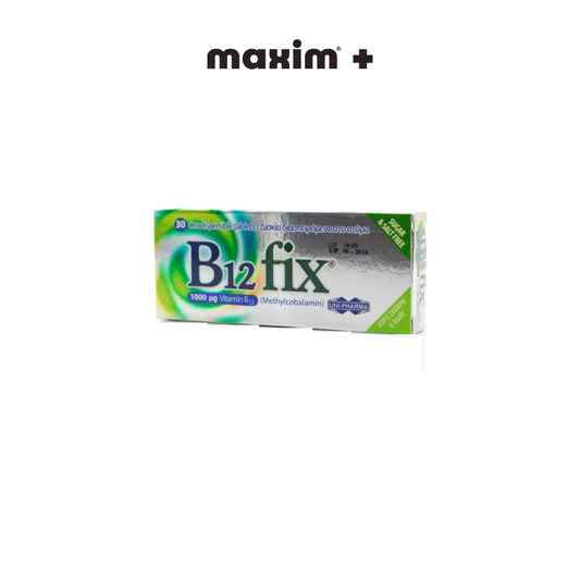 UniPharma B12 fix 1000μg (Methylcobalamin) Βιταμίνη B12, 30 tabs