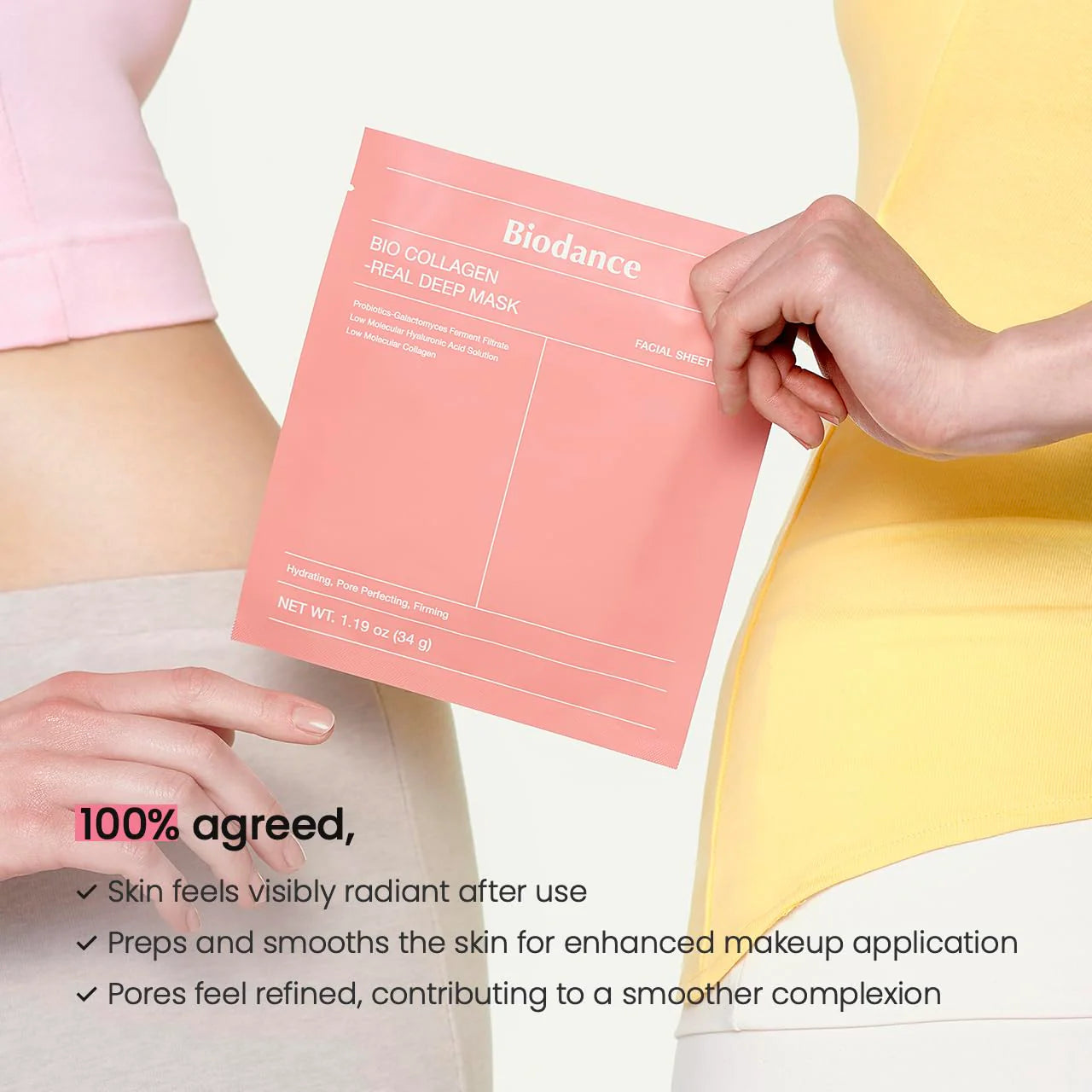 Biodance Bio-Collagen Real Deep Mask - Ενυδατική μάσκα για σύσφιξη, λάμψη