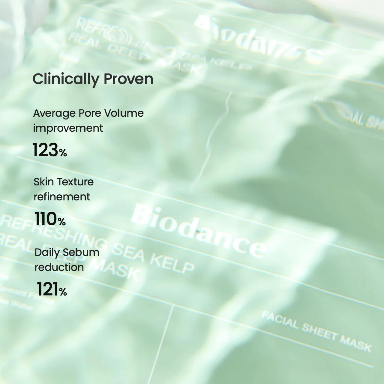 Biodance Refreshing Sea Kelp Real Deep Mask - Καταπραυντική Gel Μάσκα