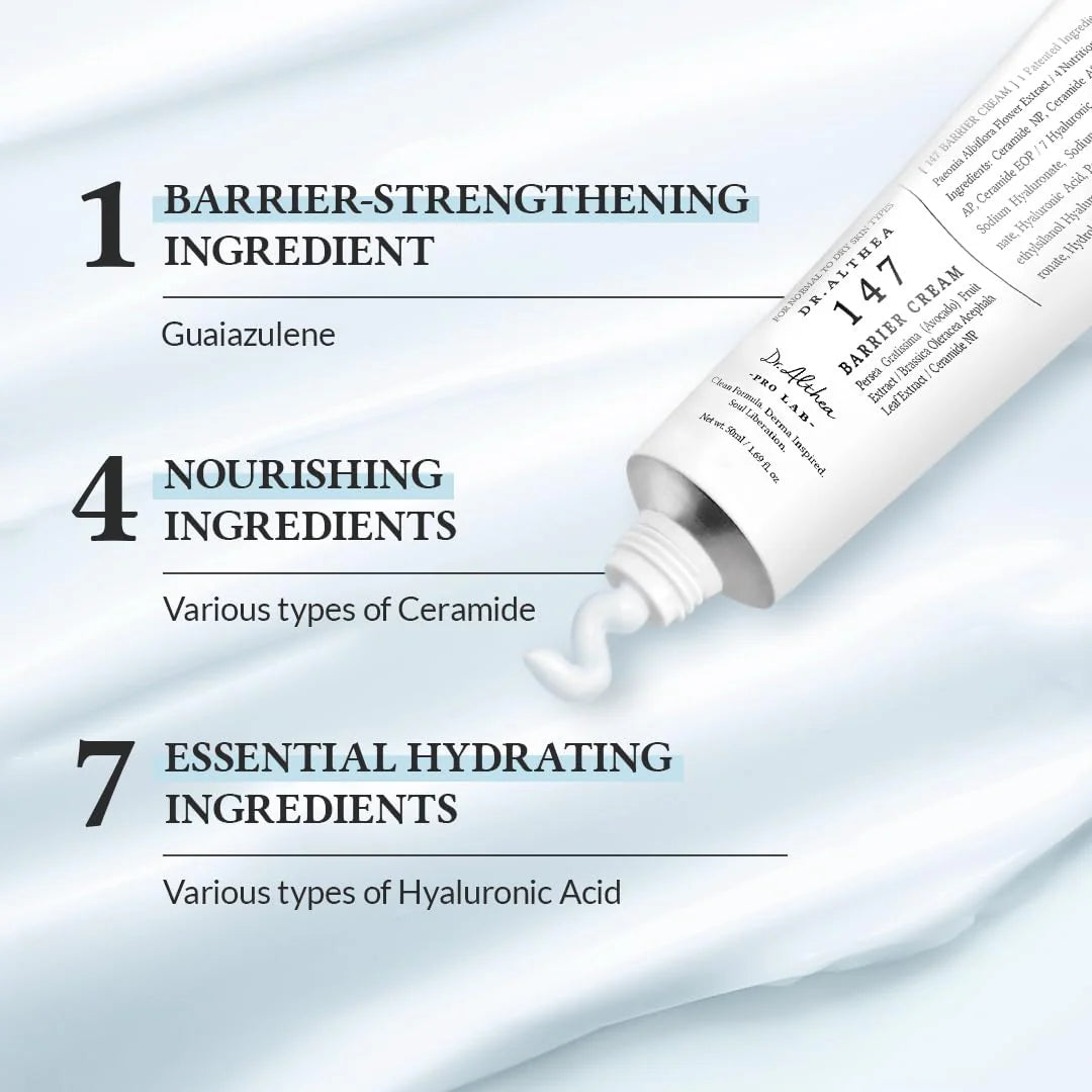 Dr. Althea 147 Barrier Cream – Ενυδατική Επανορθωτική Κρέμα Προσώπου, 50ml