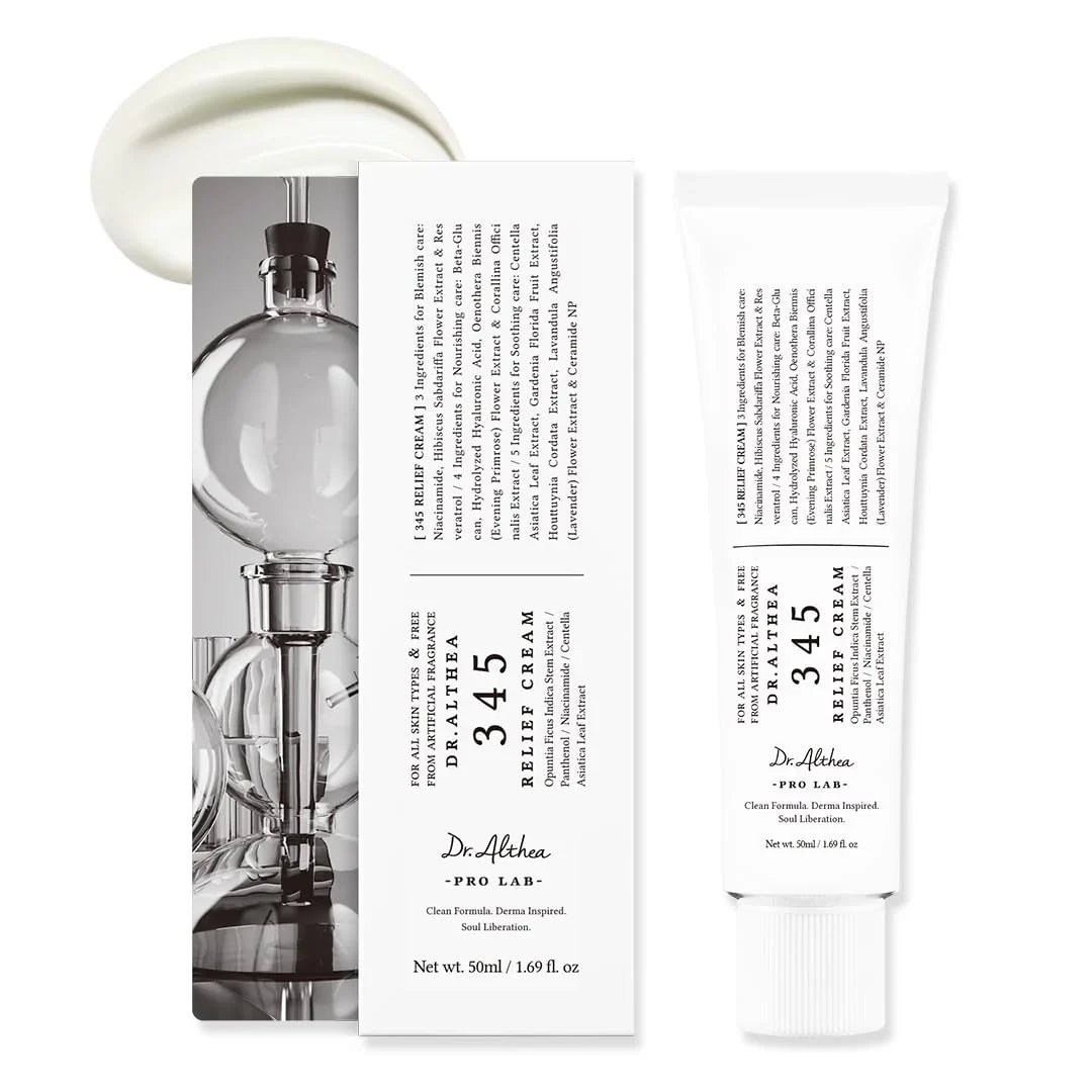 Dr. Althea 345 Relief Cream – Καταπραϋντική  Ενυδατική Κρέμα για Ευαίσθητο Δέρμα, 50ml