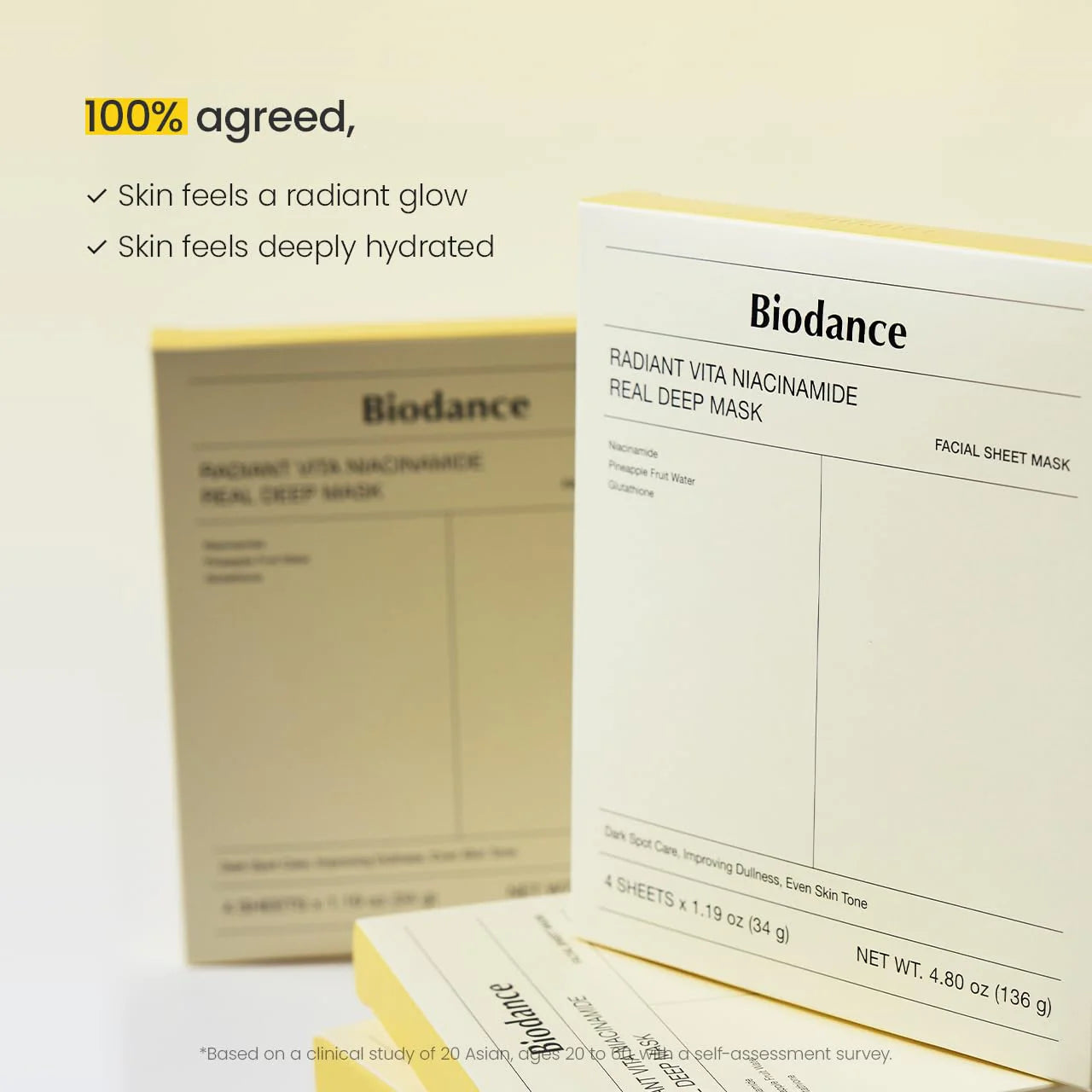 Biodance Radiant Vita-Niacinamide Real Deep Mask - Gel Μάσκα για ομοιόμορφο τόνο επιδερμίδας