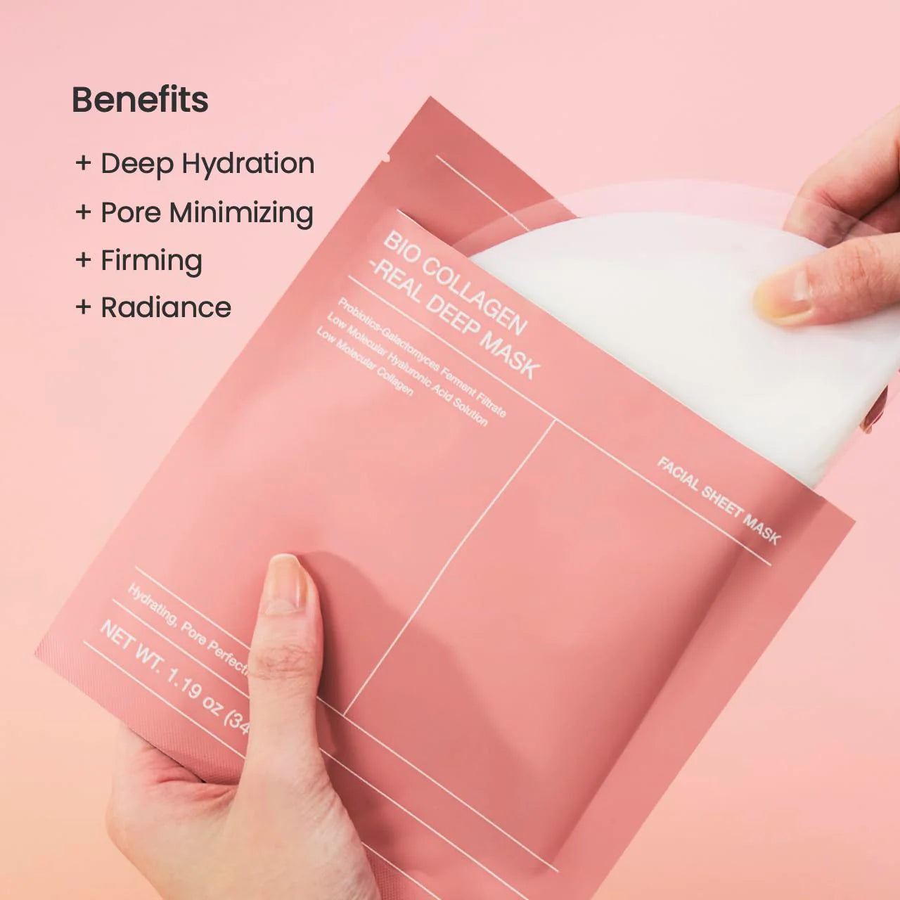 Biodance Bio-Collagen Real Deep Mask - Ενυδατική μάσκα για σύσφιξη, λάμψη