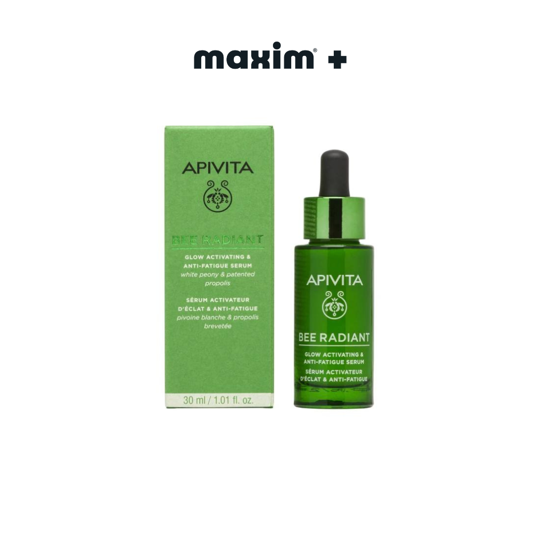 Apivita Bee Radiant Serum Peony Ορός Ενεργοποίησης Λάμψης για Ξεκούραστη Όψη 30ml