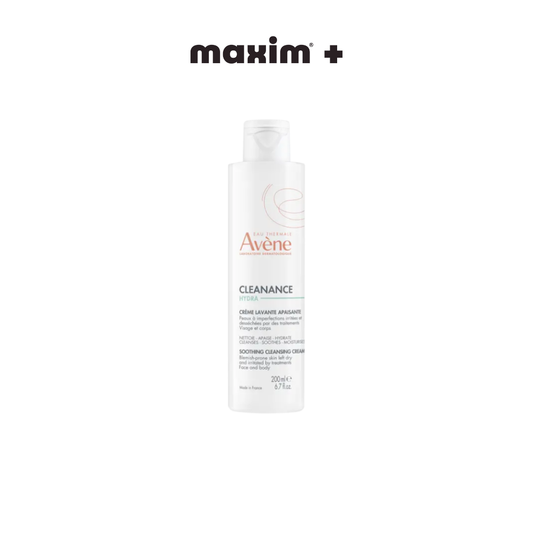 Avene Cleanance Hydra Soothing Cleansing Cream Κρέμα Καθαρισμού για το Δέρμα υπό Ξηραντική Αγωγή, 200ml