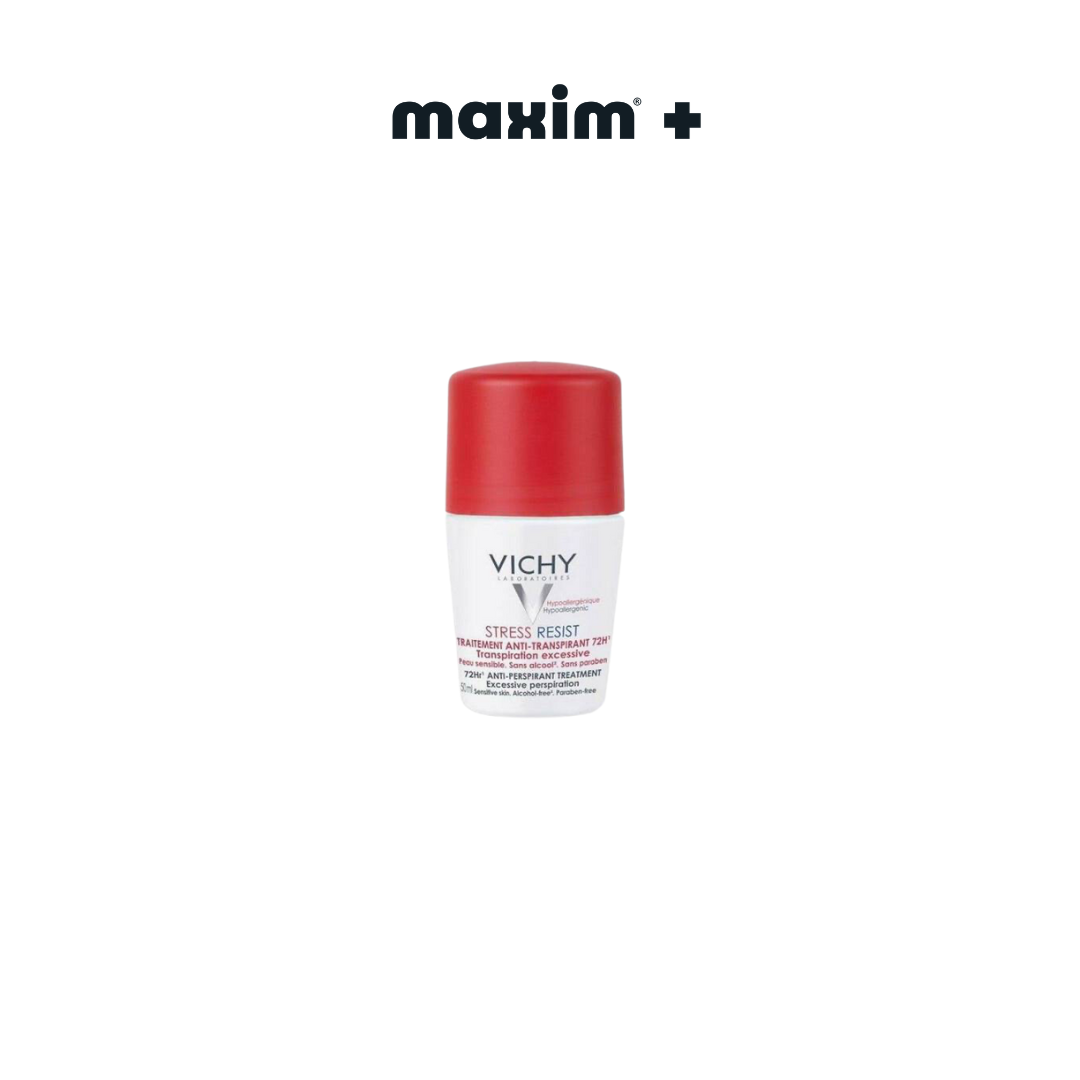 Vichy Deodorant 72H Stress Resist Roll-On, Εντατική Αποσμητική Φροντίδα 50ml