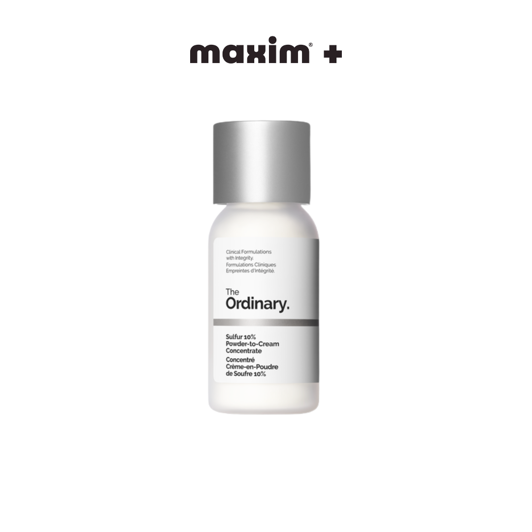 The Ordinary Sulfur 10% Powder to Cream Κρέμα Προσώπου κατά των Ατελειών & της Ακμής 5gr