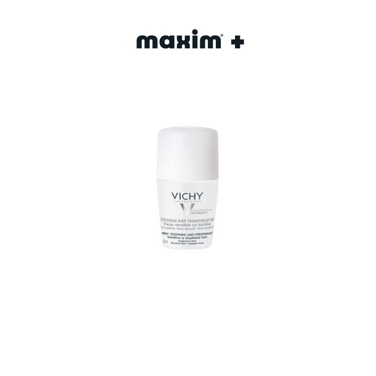 Vichy Deodorant 48H Sensitive Skin Roll-On, Αποσμητικό για Ευαίσθητες ή Αποτριχωμένες Επιδερμίδες 50ml