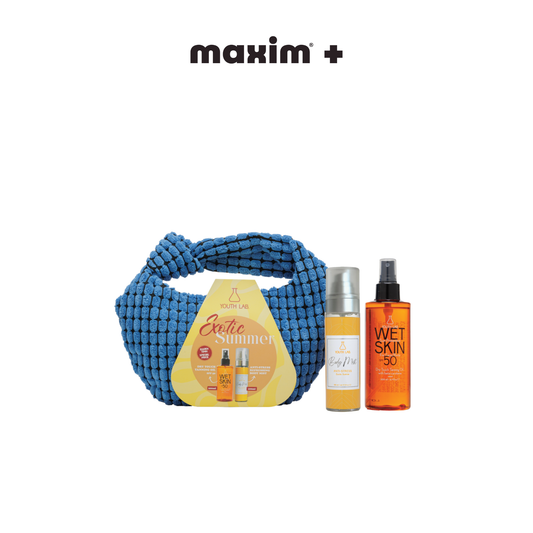 Youth Lab. Promo Wet Skin Dry Touch Tanning Oil SPF50, 200ml & Anti-Stress Refreshing Body Mist, 100ml