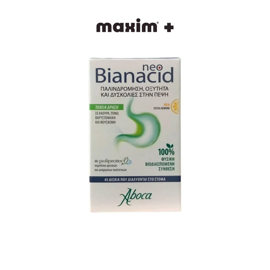 Aboca Neo Bianacid, 45chew.tabs(LEMON)