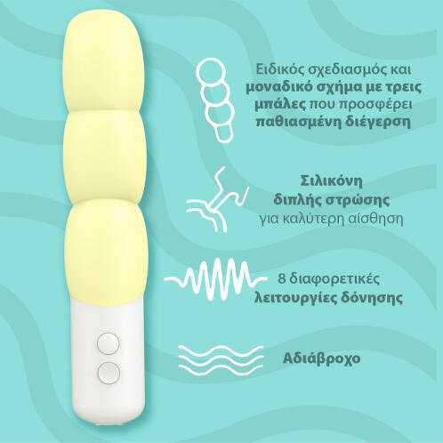 Durex Δονητής Play Sorbett-Oh σε Σχήμα Παγωτού Sorbett, 1τεμ