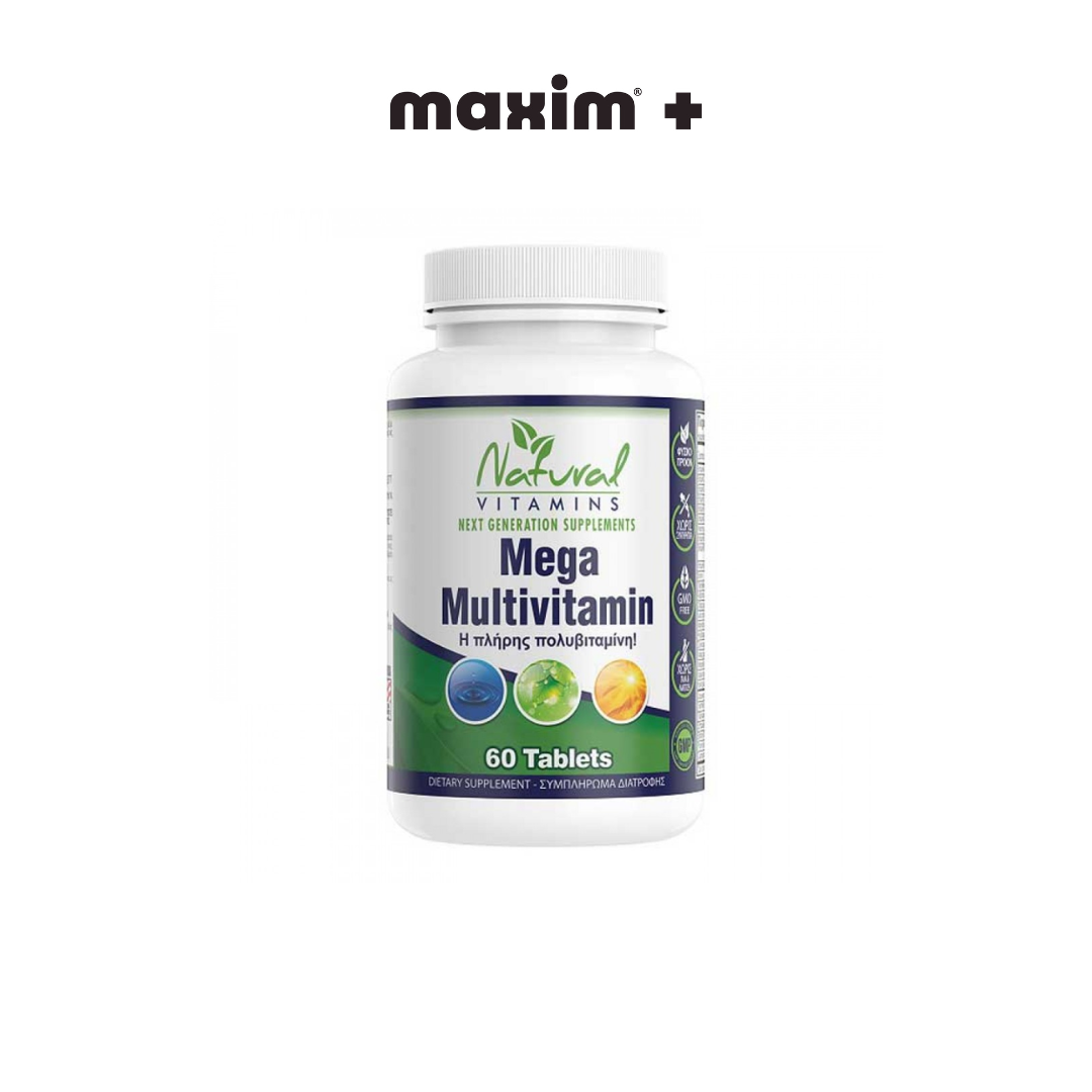 Natural Vitamins Mega Multivitamin, 30tabs