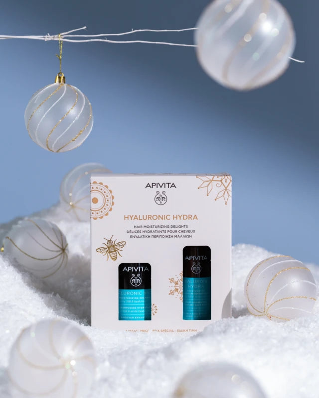 Apivita Promo Hyaluronic Hydra Ενυδατική Περιποίηση Μαλλιών με Σαμπουάν Ενυδάτωσης, 250ml & Κρέμα Μαλλιών για Ενυδάτωση, 100ml