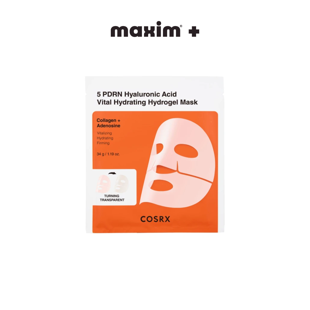 Cosrx 5 PDRN Hyaluronic Acid Vital Hydrating Hydrogel Mask, 34g