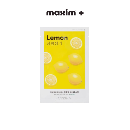Missha Airy Fit Lemon Sheet Mask Μάσκα Προσώπου, 1τεμ