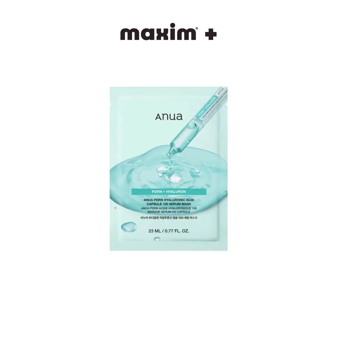 Anua  PDRN Hyaluronic Acid Capsule 100 Serum Mask - Μάσκα Εντατικής Ενυδάτωσης & Ανάπλασης Μάσκα Προσώπου, 23 ml