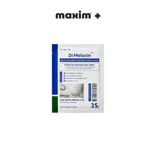 Dr. Melaxin  Aqua Ion Plasma Hydrating Water Gel Mask - Ενυδατική μάσκα προσώπου για άμεση αναζωογόνηση και λάμψη Μάσκα Προσώπου, 25 g