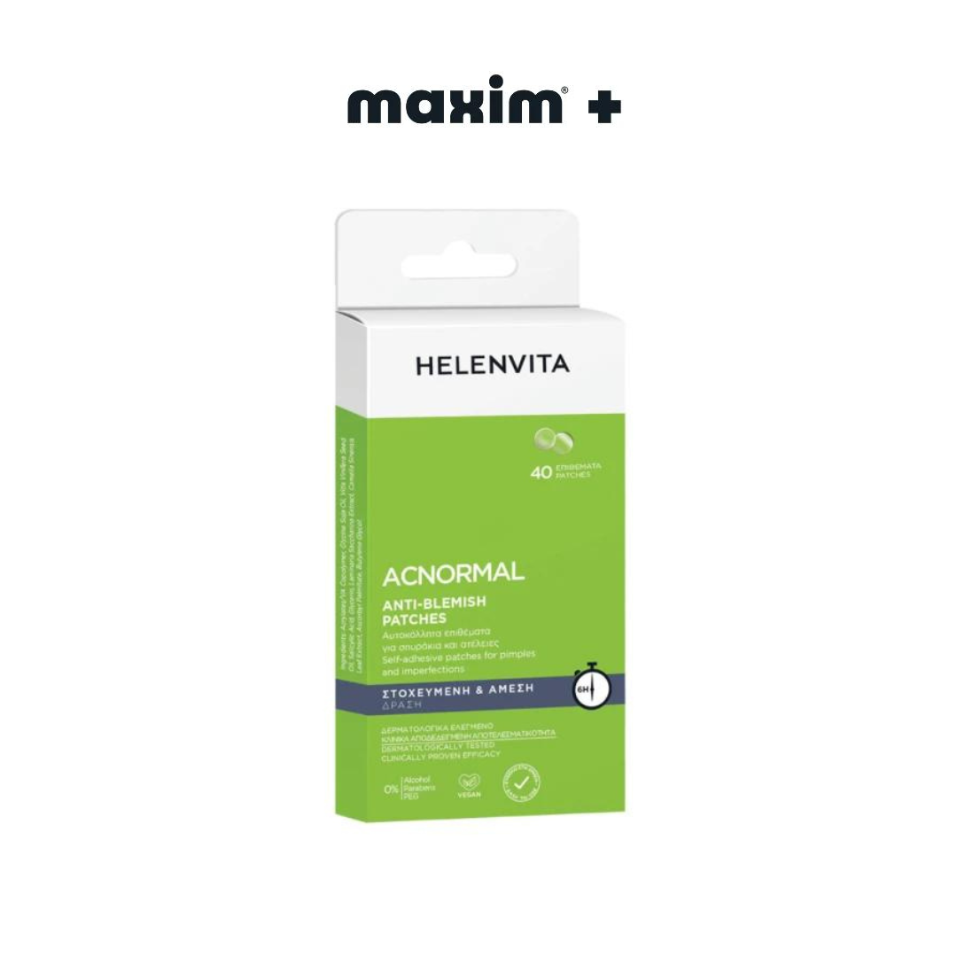 Helenvita Acnormal Anti- Blemish Patches Aυτοκόλλητα Επιθέματα για Σπυράκια & Ατέλειες 40τμχ