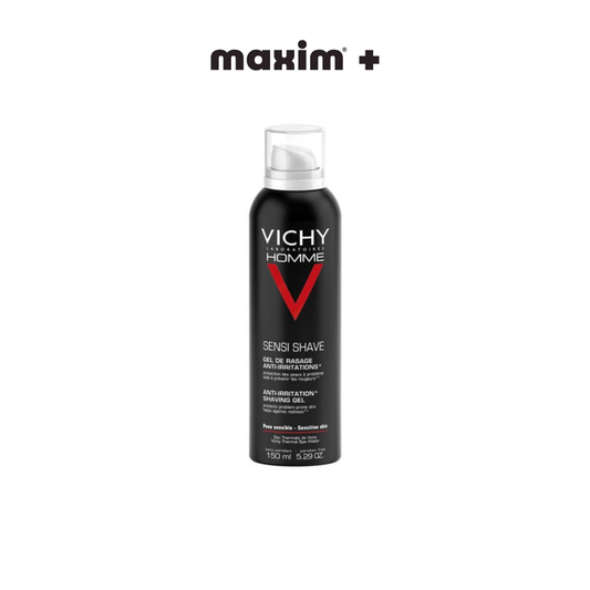 Vichy Homme Sensi Αnti-irritation Shaving Gel Τζελ Ξυρίσματος Κατά των Ερεθισμών, 150ml