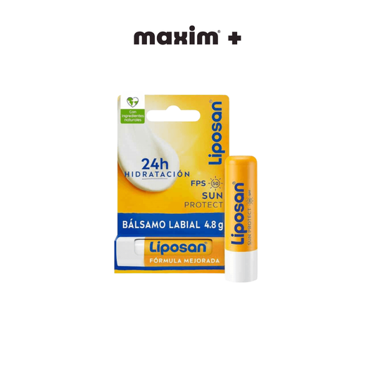Liposan Sun Protect SPF50 Περιποιητικό Lip Balm με Αντιηλιακό Δείκτη Προστασίας, 4.8g