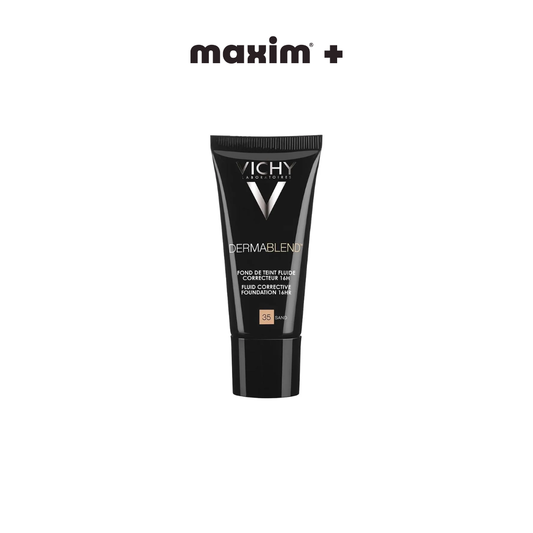 Vichy Dermablend Fluid Make-Up 35 Sand Διορθωτικό Make-Up Υψηλής Κάλυψης έως 16hrs, 30ml