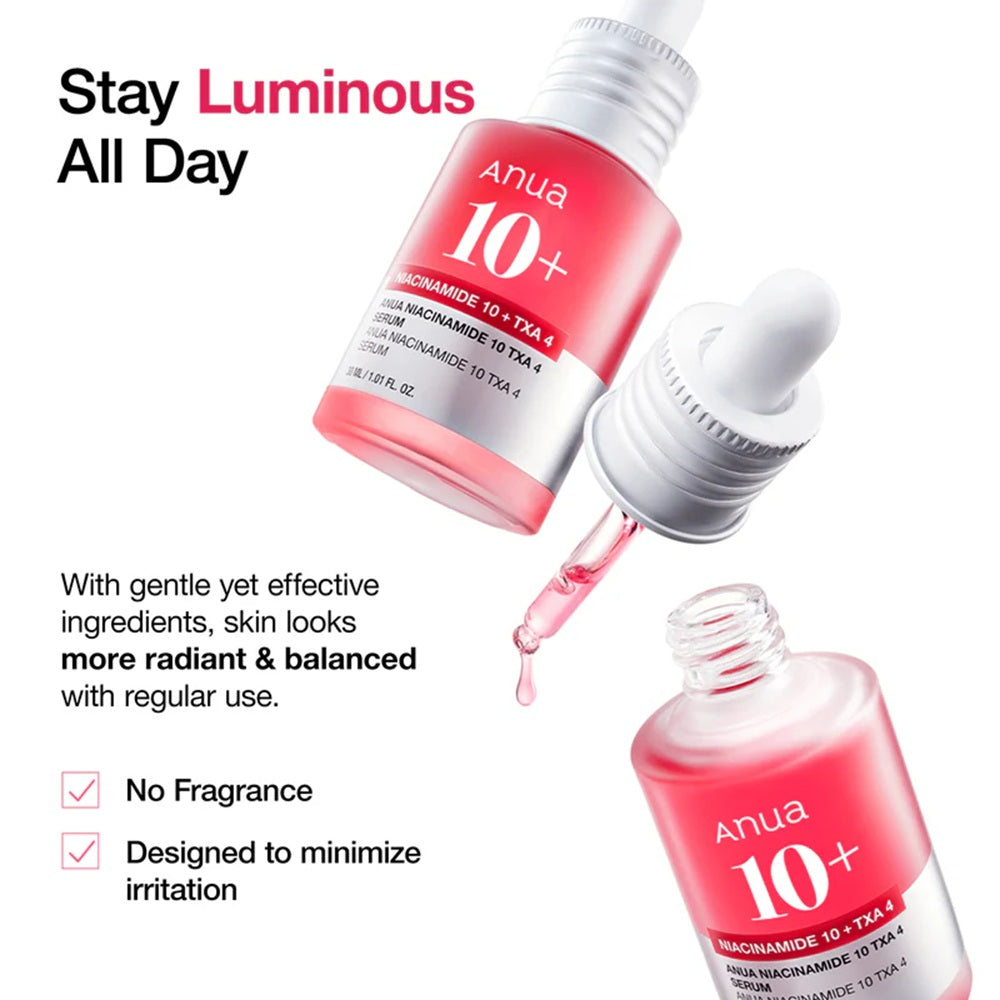 Anua Niacinamide 10% & TXA 4% Serum Oρός Πρoσώπου, 30ml