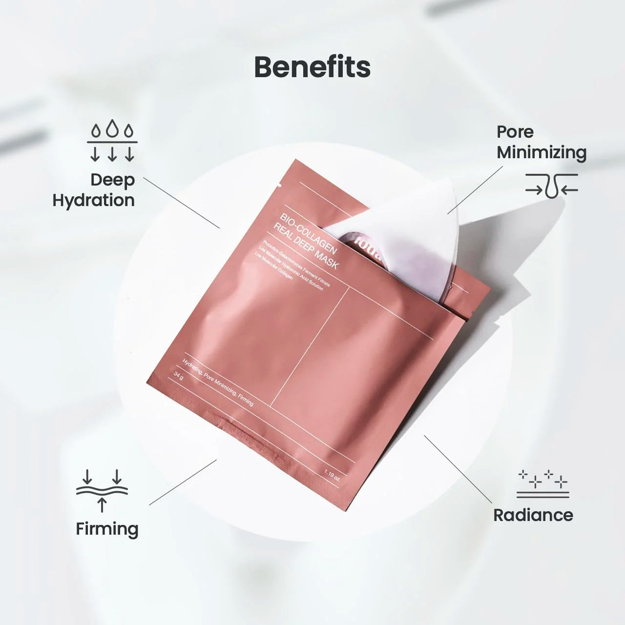 Biodance Bio-Collagen Real Deep Mask - Ενυδατική μάσκα για σύσφιξη, λάμψη