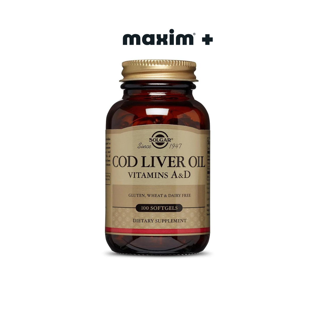 Solgar Cod Liver Oil Συμπλήρωμα Διατροφής Μουρουνέλαιο με Βιταμίνες Α & D