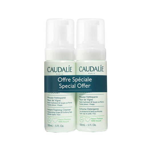 Caudalie	Vinoclean Instant Foaming Cleanser Duo - 150 mL