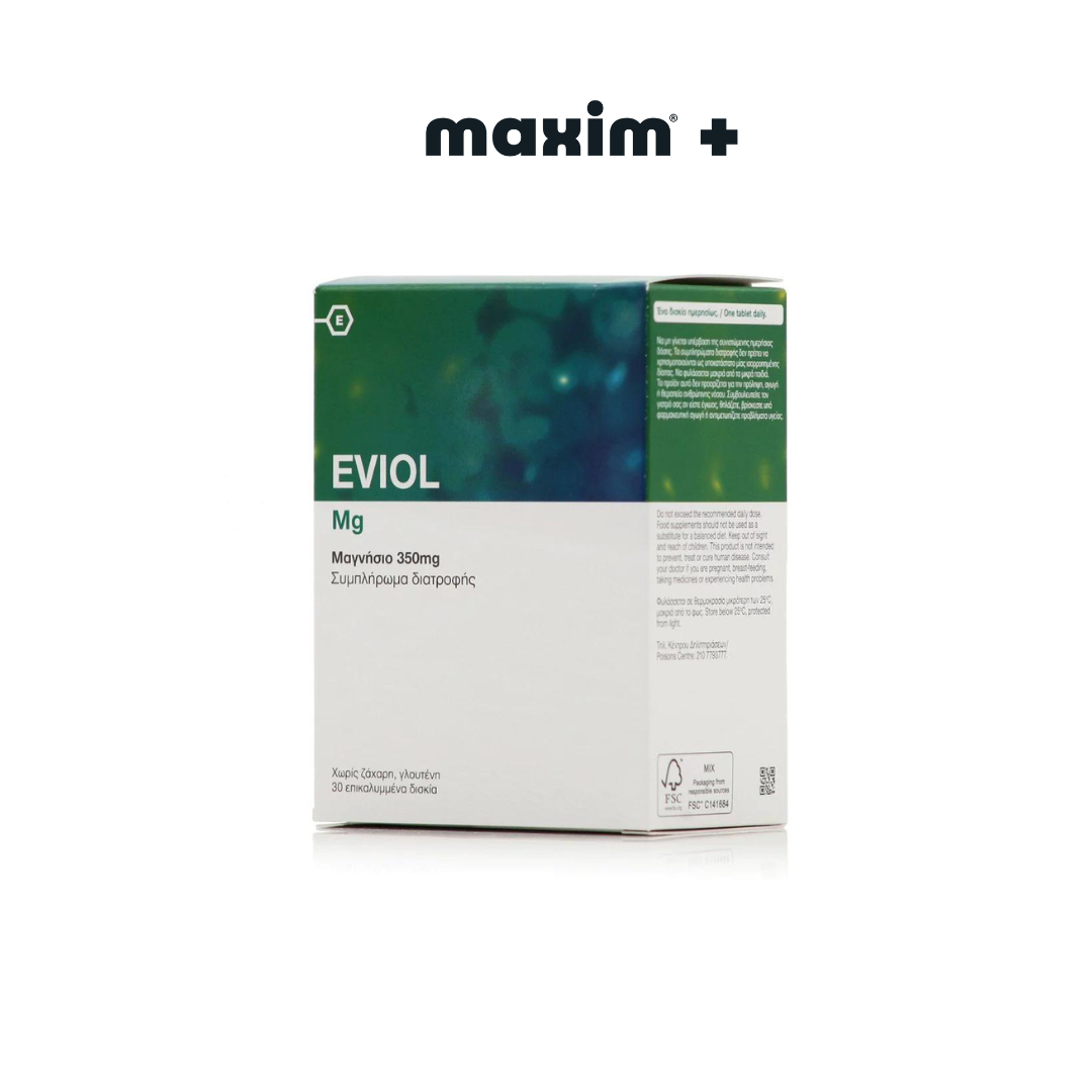 Eviol Mg Μαγνήσιο 350mg 30 κάψουλες