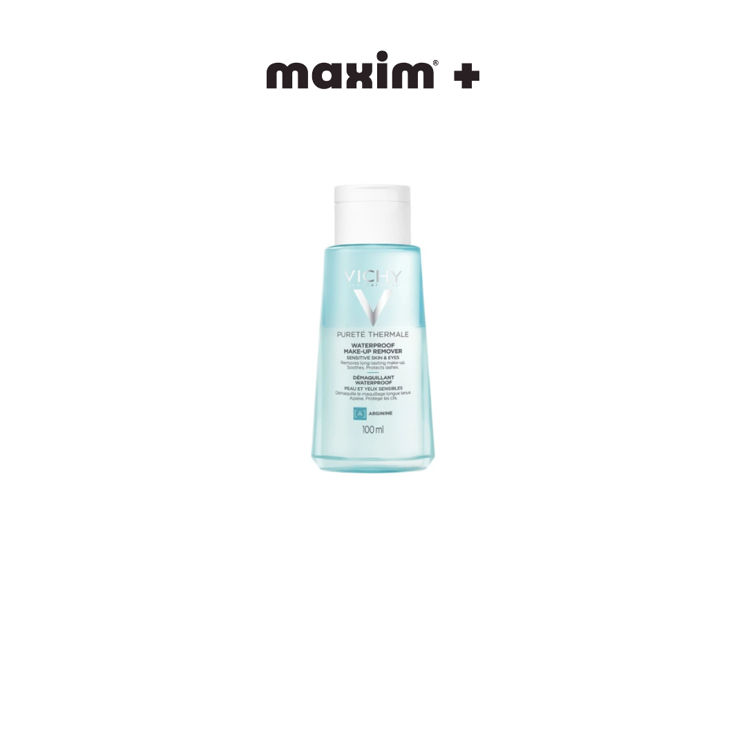 Vichy Purete Thermale Waterproof Eye Make-up Remover Ντεμακιγιάζ Ματιών για Αδιάβροχο Μακιγιάζ, 100ml