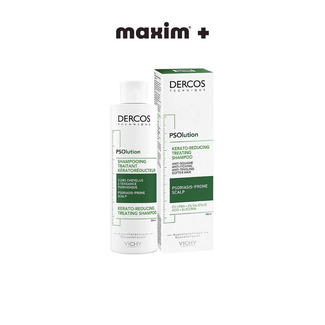 Vichy Dercos P.SOlution Shampoo Keratoreducing Treatment Σαμπουάν για Τριχωτό με Τάση Ψωρίασης, 200ml