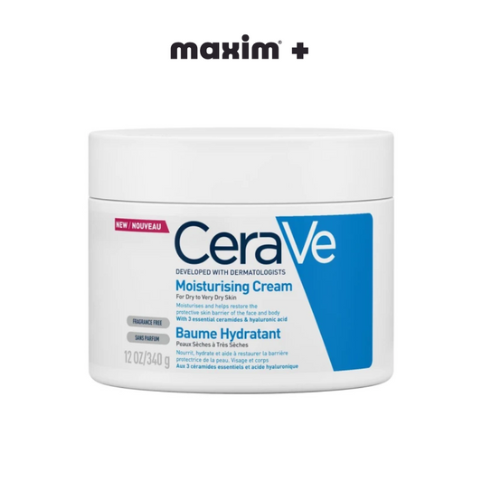 CeraVe Moisturizing Cream  Ενυδατική Κρέμα Προσώπου & Σώματος με Ceramides Υαλουρονικό Οξύ – 340gr