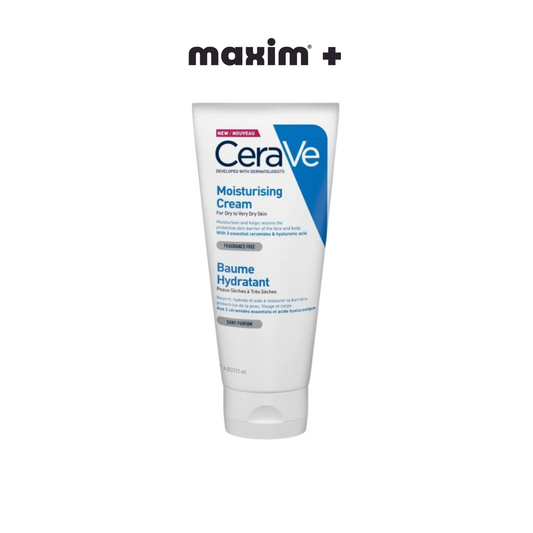 CeraVe Moisturizing Cream  Ενυδατική Κρέμα Προσώπου & Σώματος με Ceramides & Υαλουρονικό Οξύ – 177gr
