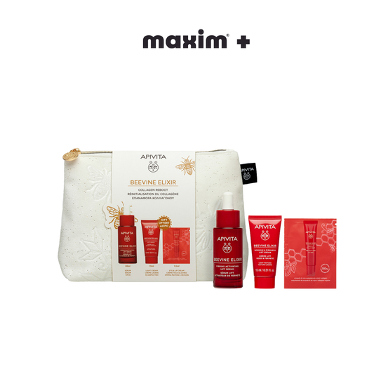Apivita Promo Beevine Elixir Routine Ορός Ενεργοποίησης Σύσφιξης & Lifting, 30ml, Αντιρυτιδική Κρέμα για Σύσφιξη & Lifting Ελαφριάς Υφής, 15ml & Δώρο Αντιρυτιδική Κρέμα Ματιών & Χειλιών, 1,5ml, 1σετ