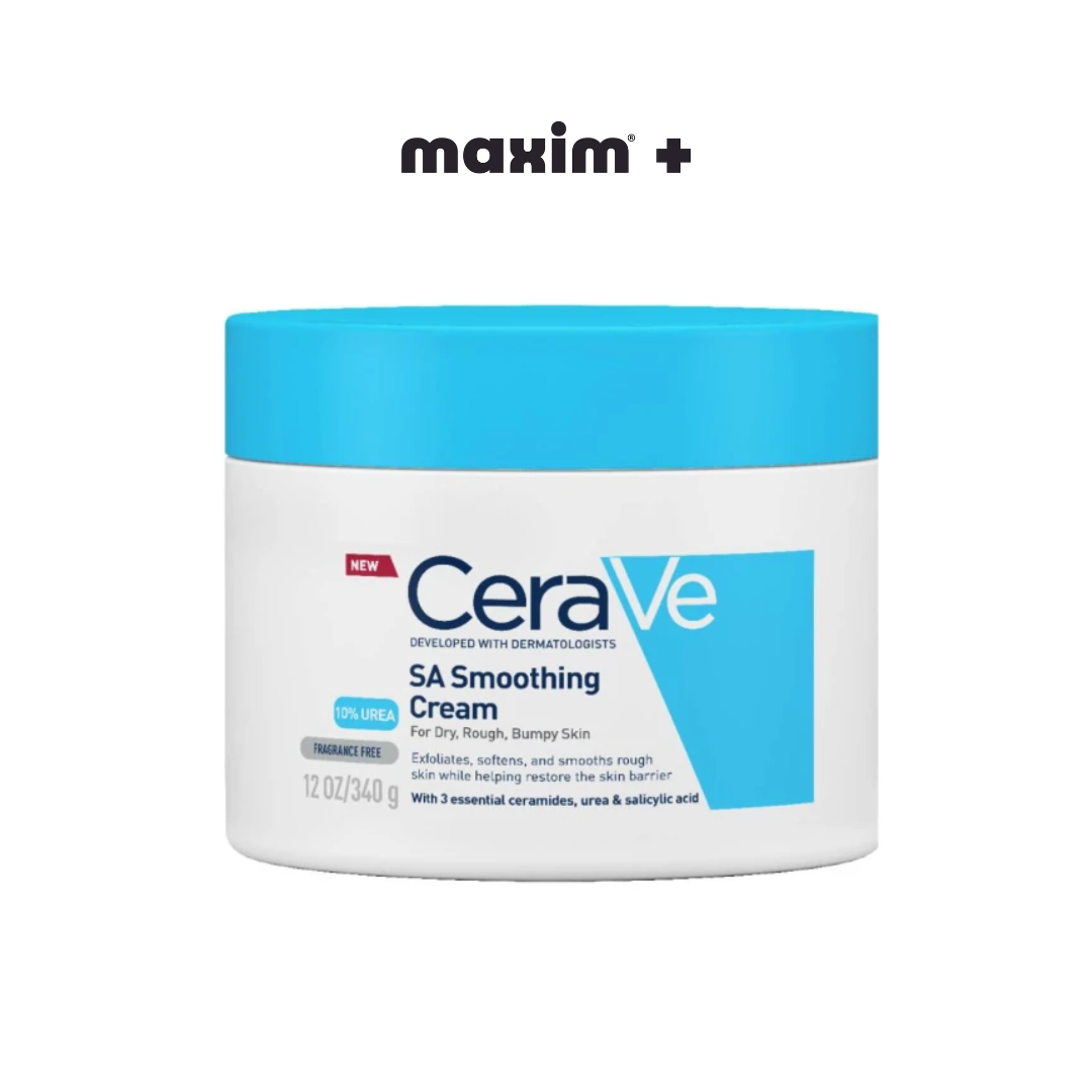 CeraVe SA Smoothing Cream – Ενυδατική & Απολεπιστική Κρέμα για Τραχύ &Ανομοιόμορφο Δέρμα 340g