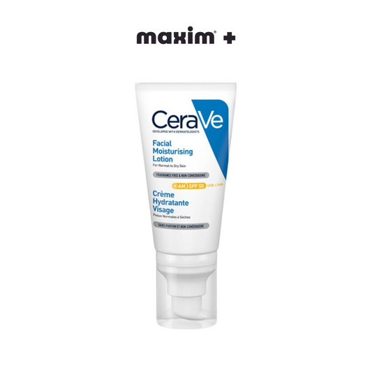 CeraVe Facial Moisturising Lotion – Ενυδατική Κρέμα Προσώπου με Αντηλιακή Προστασία SPF50, 52ml