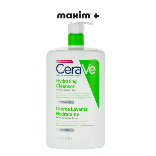CeraVe Hydrating Cleanser – Κρέμα Καθαρισμού Προσώπου Σώματος για Ξηρές έως Πολύ Ξηρές Επιδερμίδες 1000ml