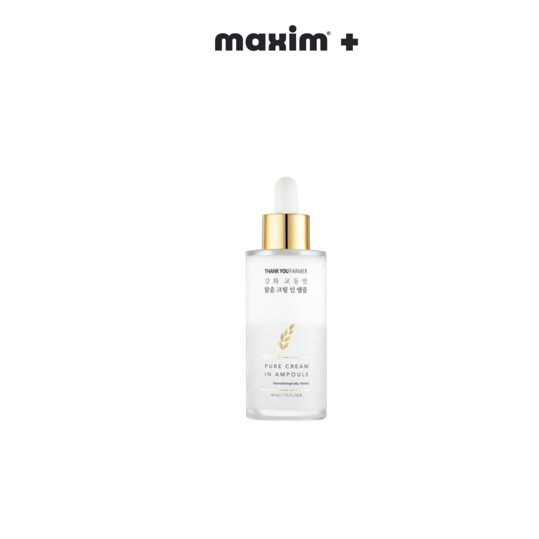 Thank You Farmer Rice Pure Cream Ενυδατική Κρέμα Προσώπου με Νιασιναμίδη & Ρύζι 50ml