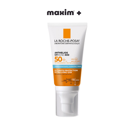 La Roche-Posay Anthelios UVMune 400 Hydrating Sun Cream SPF50+ – 50ml (non perfumed)