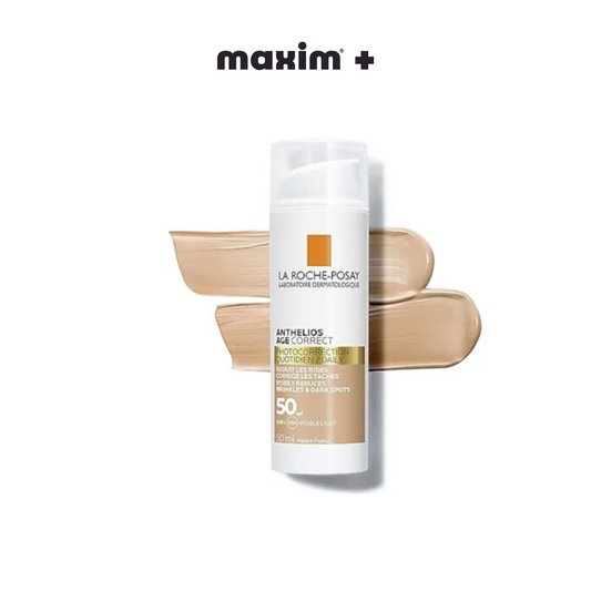 La Roche-Posay Anthelios Age Correct SPF50 CC Αντηλιακό Προσώπου Κατά των Σημαδιών Γήρανσης με Χρώμα – 50ml