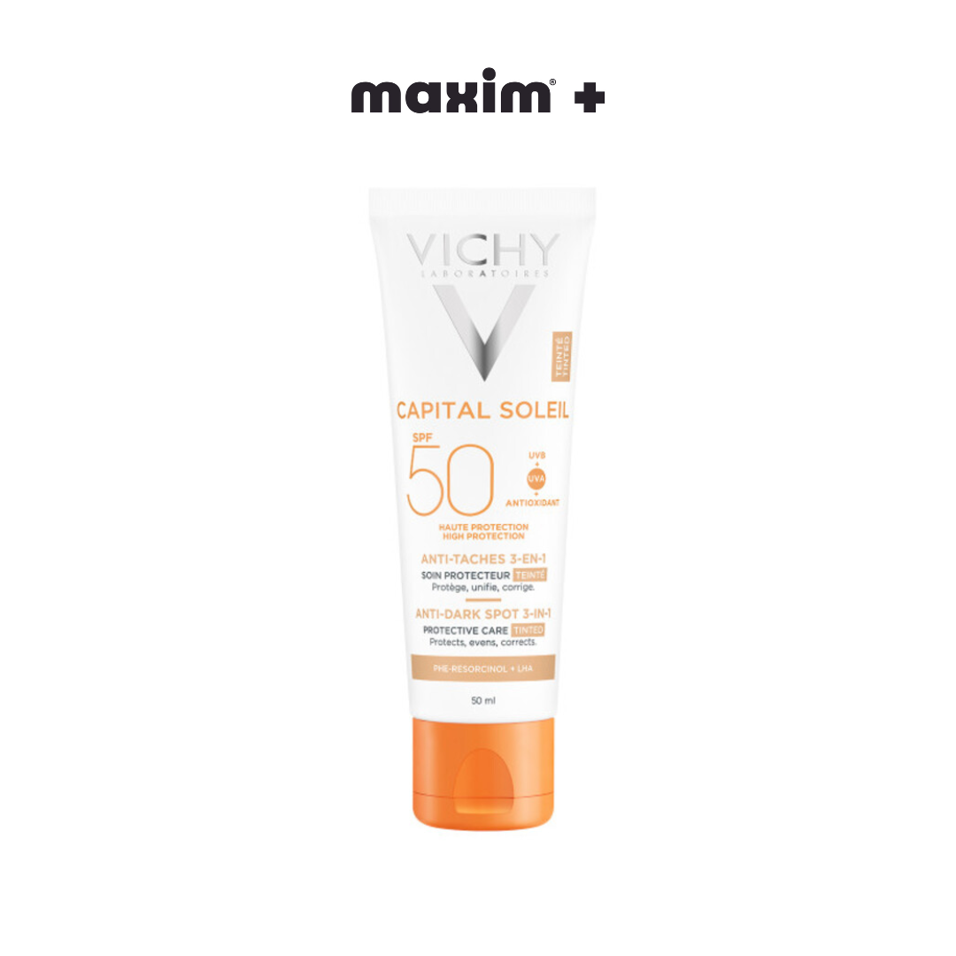 Vichy Ideal Soleil Anti-Dark Spots SPF50+ με Χρώμα – 50ml