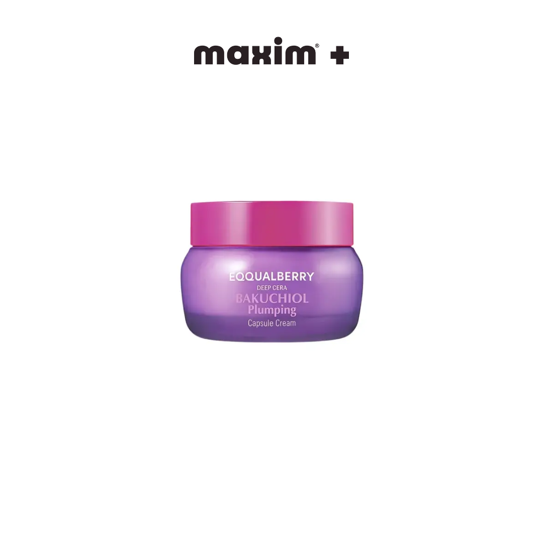 Eqqualberry Bakuchiol Plumping Capsule Cream Κρέμα Προσώπου για Σύσφιξης & Ενυδάτωση, 50ml
