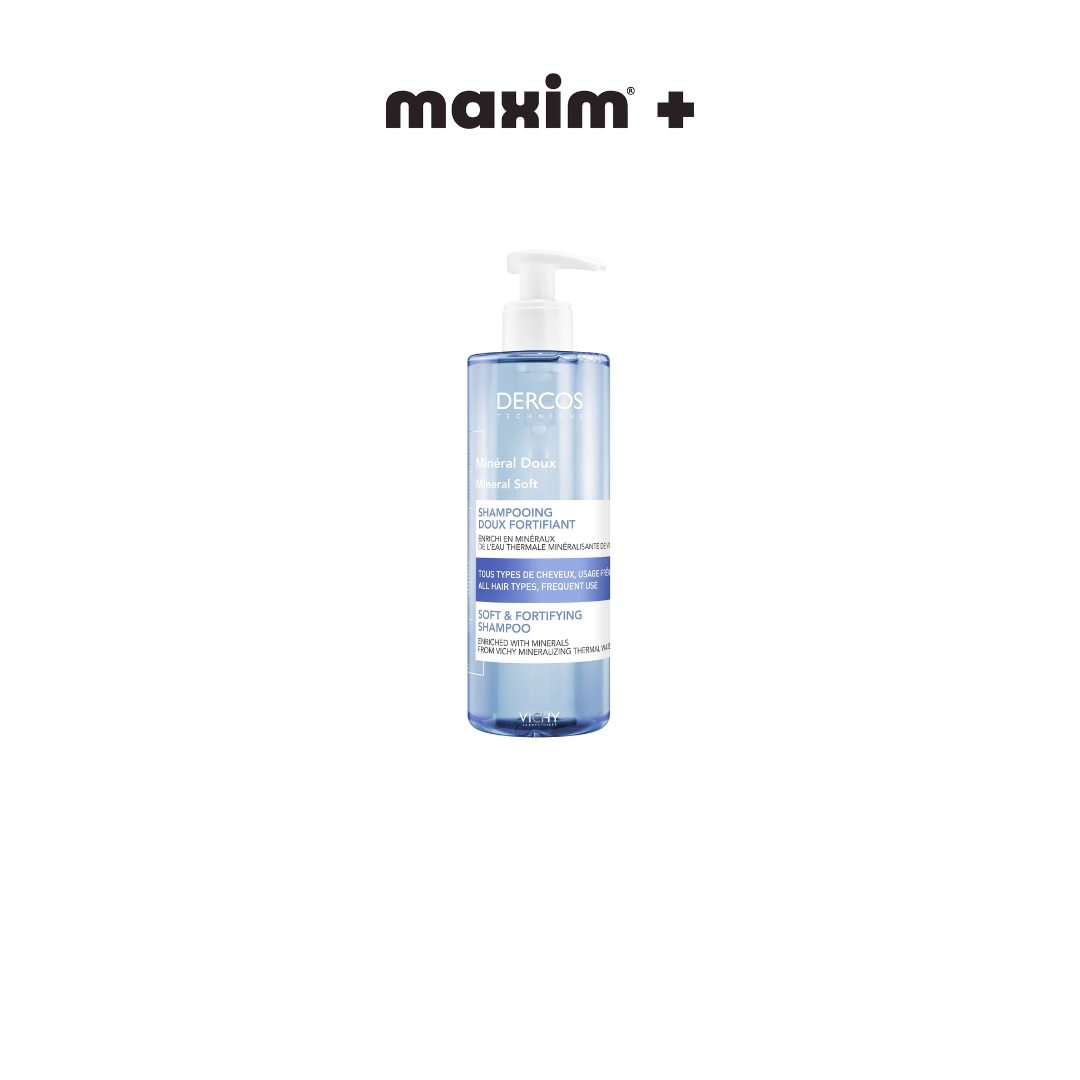 Vichy Dercos Mineral Shampoo Σαμπουάν για Καθημερινή Χρήση, 400ml